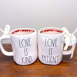 Rae Dunn • “Love is Patient, Love is Kind” Heart Mug